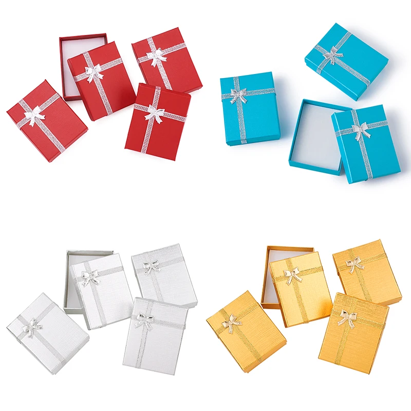 Valentines Day Gifts Packages Cardboard Pendant Necklaces Boxes, with Bowknot Outside and Sponge Inside, for Necklaces and
Valentines Day Gifts Packages Cardboard Pendant Necklaces Boxes, with Bowknot Outside and Sponge Inside, for Necklaces and