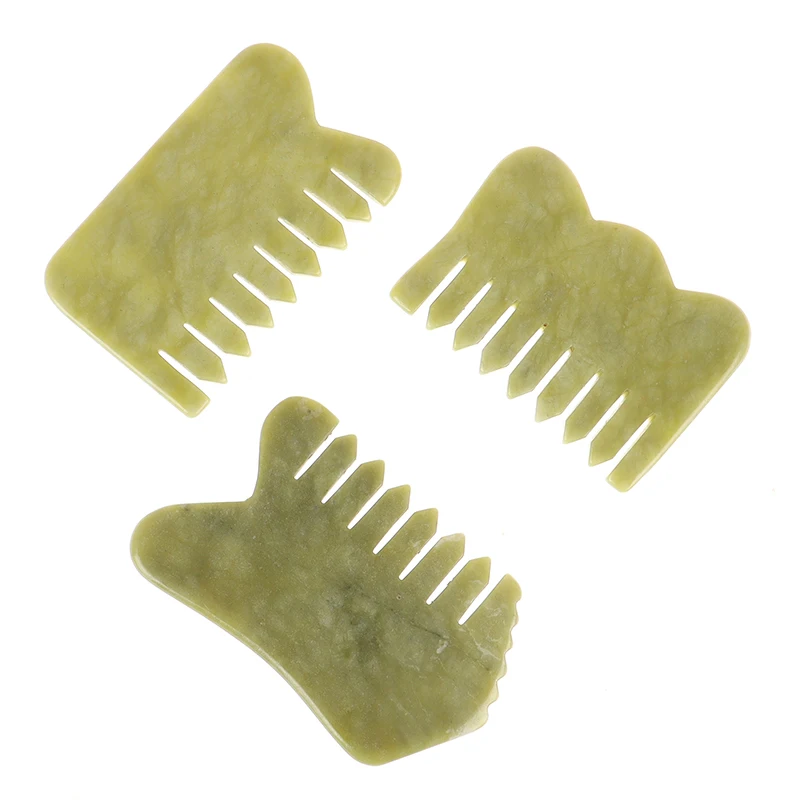 1PCS Natural Jade Stone Comb Guasha Board Comb Shape Massage Hand Massager Relaxation Comb Health Care
1PCS Natural Jade Stone Comb Guasha Board Comb Shape Massage Hand Massager Relaxation Comb Health Care