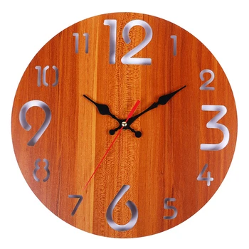12inch Rustic Retro For Home Round Battery Operated Wall Clock Non Ticking Office Silent Arabic Numerals Decor DIY Wooden Indoor
12inch Rustic Retro For Home Round Battery Operated Wall Clock Non Ticking Office Silent Arabic Numerals Decor DIY Wooden Indoor