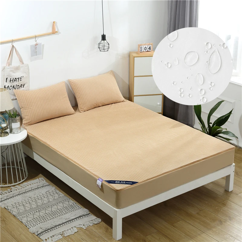 Fitted Sheet 100% Waterproof Matress Cover Zipper around for easy disassembly Mattress Pad Cover Multi-style bed Sheet
Fitted Sheet 100% Waterproof Matress Cover Zipper around for easy disassembly Mattress Pad Cover Multi-style bed Sheet