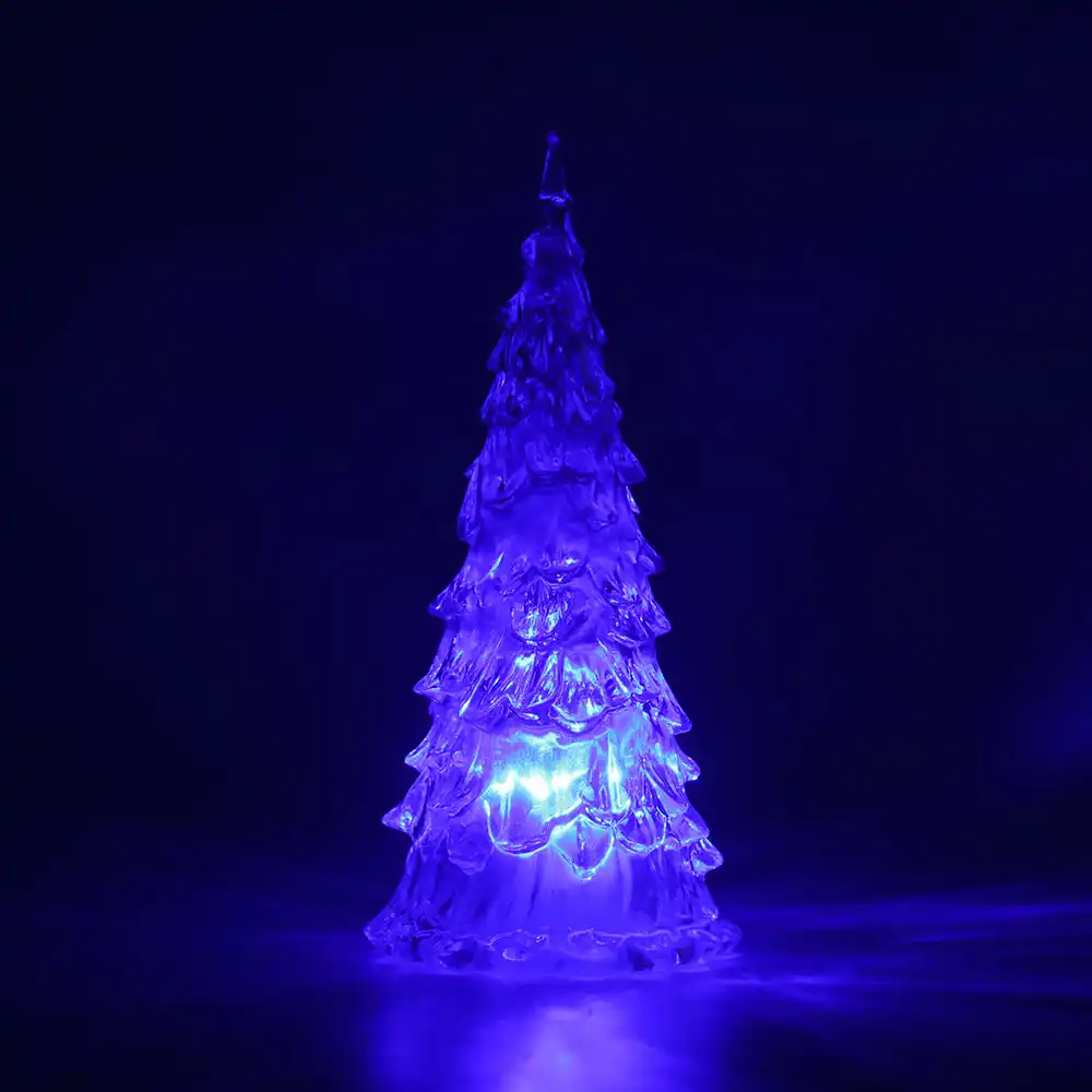 1/2/3pcs home decoration christmas trees ice crystal colorful