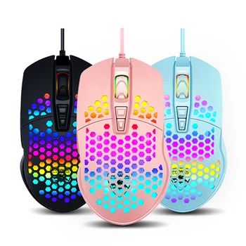 Latest Models Macro Definition Program USB Wired Gaming Optical Mouse RGB Gamer Mouses Honeycomb Hollow Ergonomic Design
Latest Models Macro Definition Program USB Wired Gaming Optical Mouse RGB Gamer Mouses Honeycomb Hollow Ergonomic Design