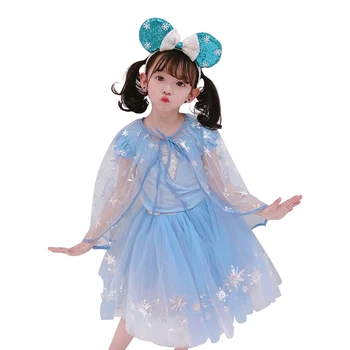 2020 New Blue Anna Elsa 2 Princess Dress Kids For Girls Christmas Halloween Party Dresses Snow Queen 2 clothing 
2020 New Blue Anna Elsa 2 Princess Dress Kids For Girls Christmas Halloween Party Dresses Snow Queen 2 clothing
