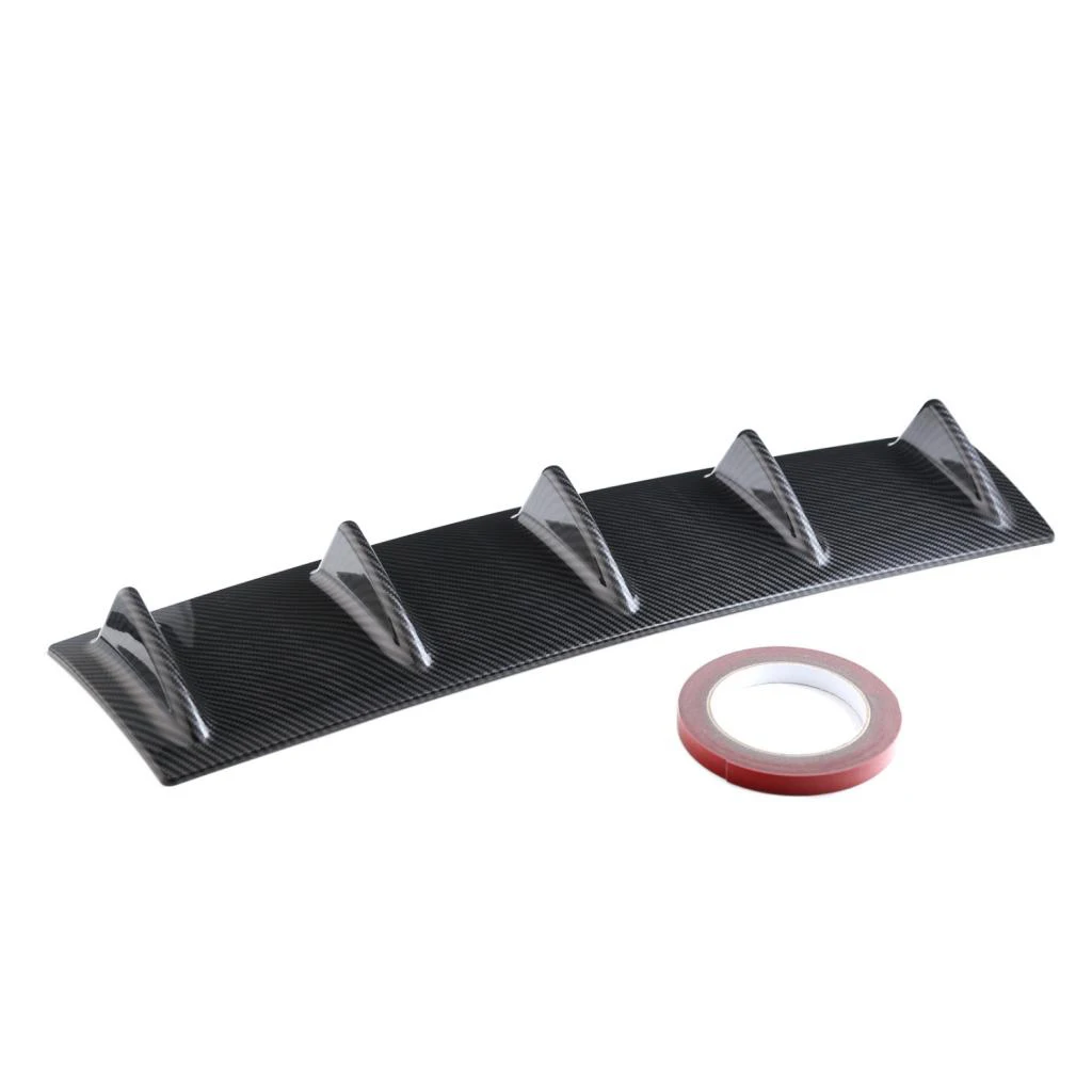 Car Body Kit Rear Bumper Lip Chassis Spoiler Shark Fin Diffuser Decoration Cool Design Car Body Kit Rear Bumper Lip Chassis Spoiler Shark Fin Diffuser Decoration Cool Design
