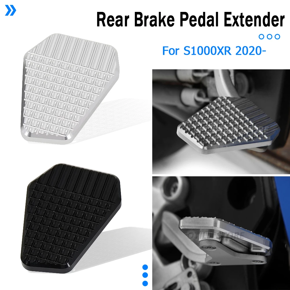 New Silver and Black Rear Foot Brake Lever Pedal Enlarge Extension Pad Extender For BMW S 1000 XR S1000XR s1000xr 2020 2021
New Silver and Black Rear Foot Brake Lever Pedal Enlarge Extension Pad Extender For BMW S 1000 XR S1000XR s1000xr 2020 2021