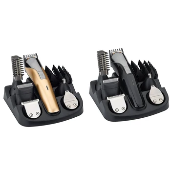 One Multifunctional Rechargeable Electric Hair Trimmer Grooming Kit Nose Ear Beard Clipper and Mustache Trimmers Shaver Suit Hai
One Multifunctional Rechargeable Electric Hair Trimmer Grooming Kit Nose Ear Beard Clipper and Mustache Trimmers Shaver Suit Hai