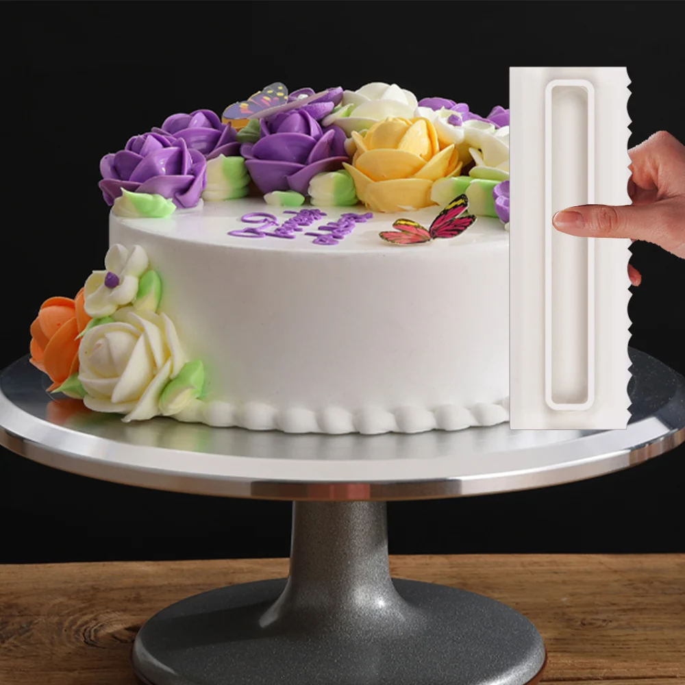 4Pcs/set Cake Cream Scraper Comb Cake Smoother Cream Decorating Pastry Icing Comb Fondant Spatulas Baking Pastry Tool
4Pcs/set Cake Cream Scraper Comb Cake Smoother Cream Decorating Pastry Icing Comb Fondant Spatulas Baking Pastry Tool