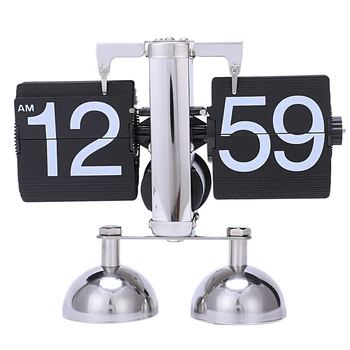 Vintage Retro Flip Clock Scale Modern Digital Auto Page Turning Dual Stand Flip Clocks Home Decor Desk Table Quartz Clock 
Vintage Retro Flip Clock Scale Modern Digital Auto Page Turning Dual Stand Flip Clocks Home Decor Desk Table Quartz Clock