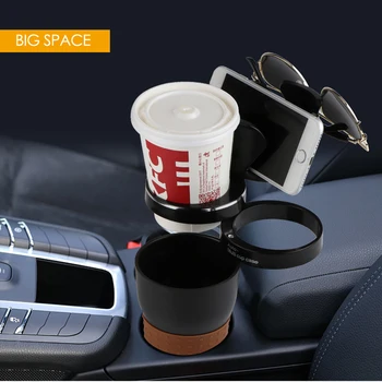 Multi Function Car Storage Box Car Drink Holder Car Organizer 360 Degree Rotation for Coins Keys Phone Stand
Multi Function Car Storage Box Car Drink Holder Car Organizer 360 Degree Rotation for Coins Keys Phone Stand