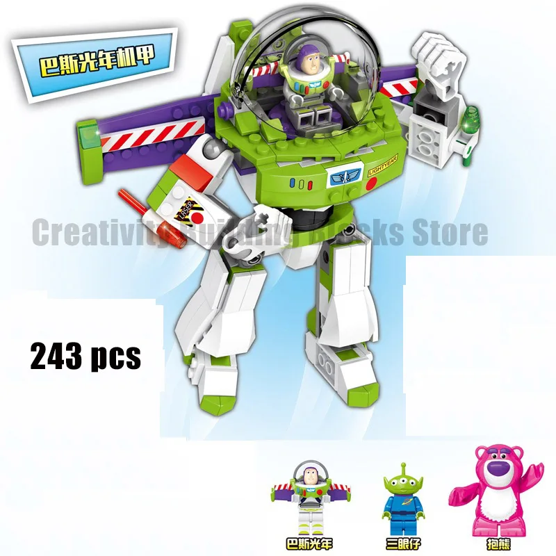 2020 new Disney Compatible Major Brands 4 Buzz Lightyear Figures Model Set Building Block Sets Toy for Children Christmas Gifts
2020 new Disney Compatible Major Brands 4 Buzz Lightyear Figures Model Set Building Block Sets Toy for Children Christmas Gifts