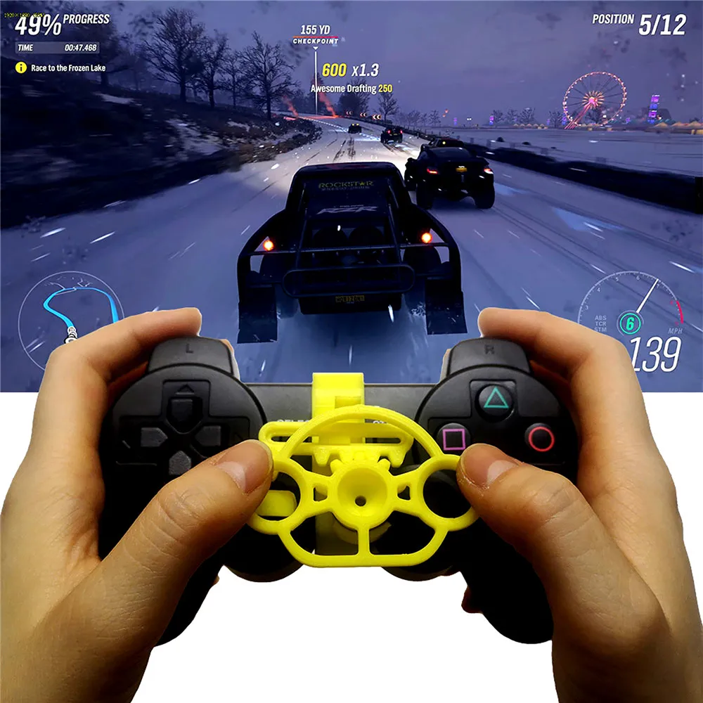 Mini Steering Wheel Controller Replacement Accessories for Sony Playstation PS3 Racing Game
Mini Steering Wheel Controller Replacement Accessories for Sony Playstation PS3 Racing Game