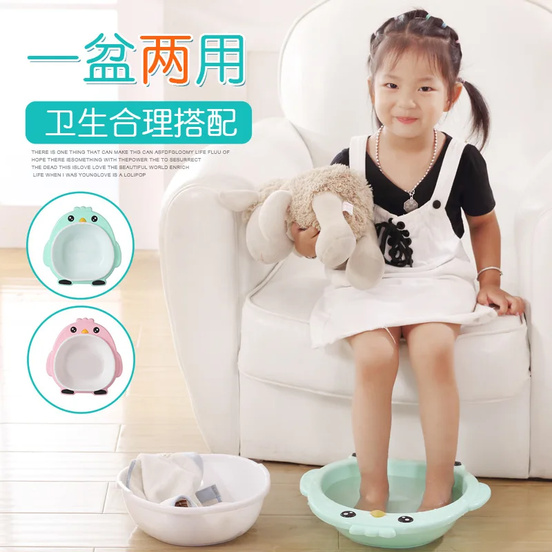 CHILDREN'S Basin Baby Cartoon Set Wash Basin Environmentally Friendly Infant Basin with Inner Wearing Infants Feet-washing Basin
CHILDREN'S Basin Baby Cartoon Set Wash Basin Environmentally Friendly Infant Basin with Inner Wearing Infants Feet-washing Basin