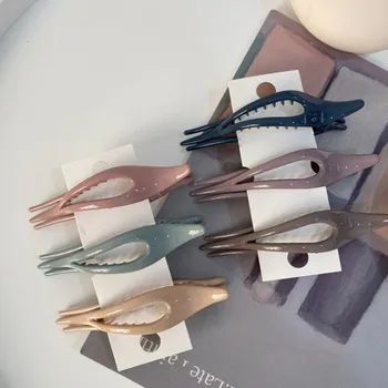 Fashion Original Morandi Color Hairpin Top Clip New Design Color Dripping Plastic Duckbill Clip Large Ponytail Clip For Women
Fashion Original Morandi Color Hairpin Top Clip New Design Color Dripping Plastic Duckbill Clip Large Ponytail Clip For Women