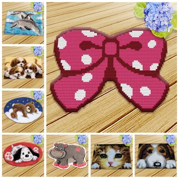 Pulaqi Pink Bowknot Embroidery Cushion Latch Hook Cute Latch Hook Rug Kits Handmade Crafts for Needlework Dogs New Arrival DIY F
Pulaqi Pink Bowknot Embroidery Cushion Latch Hook Cute Latch Hook Rug Kits Handmade Crafts for Needlework Dogs New Arrival DIY F