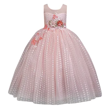 Girl's Sleeveless Embroidered Sleeveless Mesh Gown Dress Платья Для Девочек
Girl's Sleeveless Embroidered Sleeveless Mesh Gown Dress Платья Для Девочек