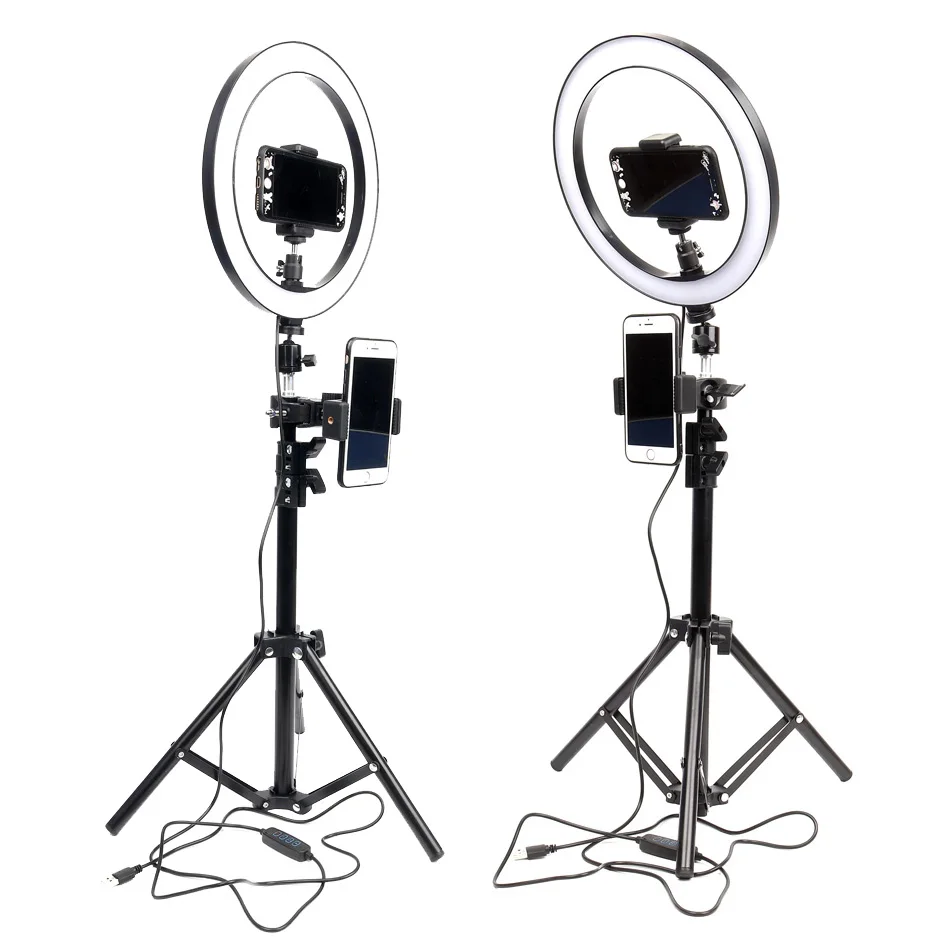 Dimmable LED Ring Light Photography Lighting 6"10" Lamp Studio Ring Selfie Light for Video YouTube Photo Makeup Light + Tripod 
Dimmable LED Ring Light Photography Lighting 6"10" Lamp Studio Ring Selfie Light for Video YouTube Photo Makeup Light + Tripod
