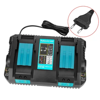 For Makita DC18RD Li-ion 14.4V-18V Dual Twin Port Battery Charger 120W Fast Fit For Makita BL1415, For BL1420, For BL1815
For Makita DC18RD Li-ion 14.4V-18V Dual Twin Port Battery Charger 120W Fast Fit For Makita BL1415, For BL1420, For BL1815
