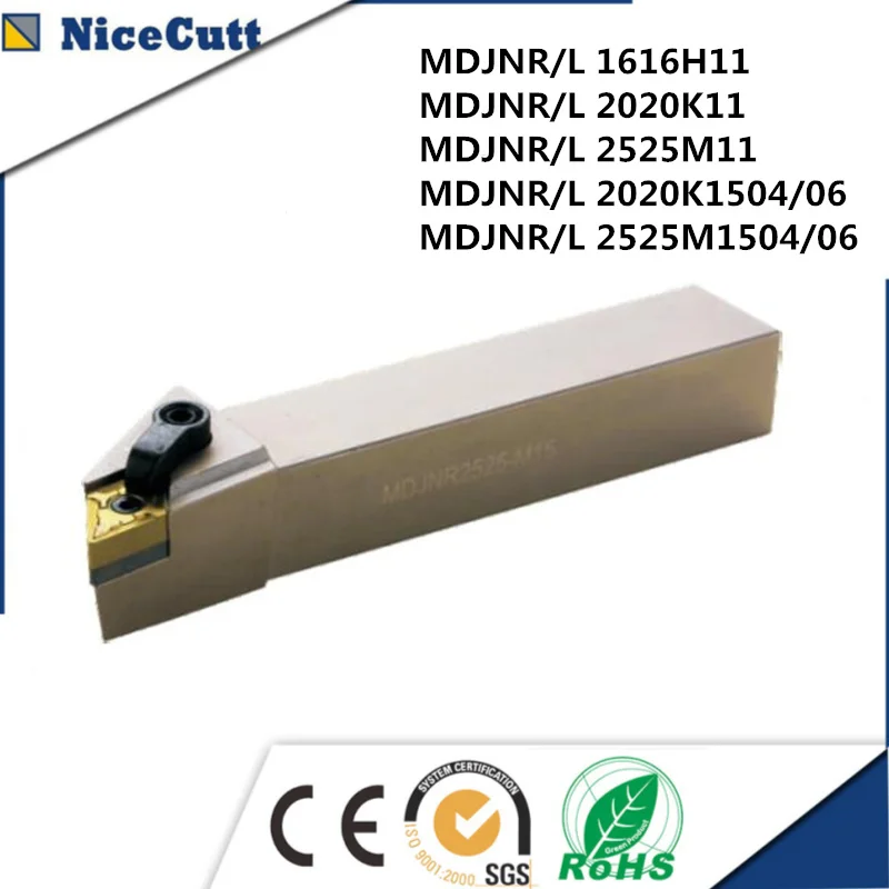 NiceCutt Lathe tool MDJNR External Turning Tool with High Quality for DNMG Series Insert Free shipping
NiceCutt Lathe tool MDJNR External Turning Tool with High Quality for DNMG Series Insert Free shipping