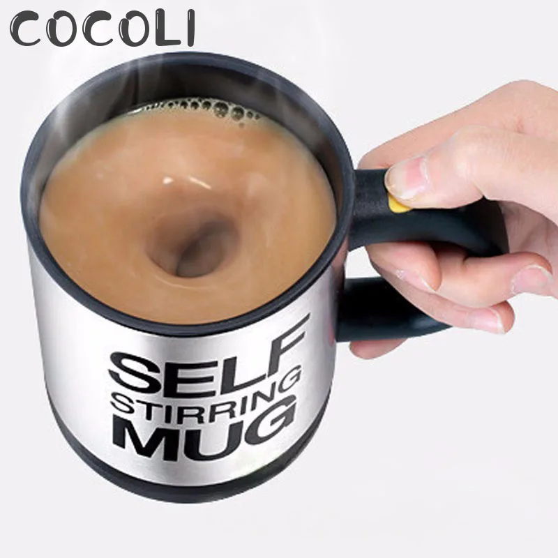 400ML Self Stirring Mug Stainless Steel mix Coffee tea Cup with Lid Automatic Electric Lazy Coffee Milk Mixing auto stirring mug
400ML Self Stirring Mug Stainless Steel mix Coffee tea Cup with Lid Automatic Electric Lazy Coffee Milk Mixing auto stirring mug