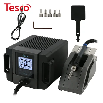 QUICK TR1100 rework station portable Hot Air Gun ESD Soldering Station 200W For Small PCB Chip Repair 
QUICK TR1100 rework station portable Hot Air Gun ESD Soldering Station 200W For Small PCB Chip Repair