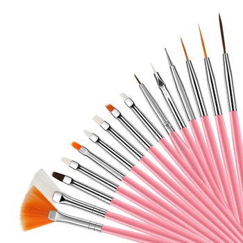 15 Pcs Nail Art Design Tools Dotting Painting Drawing Polish Brush Pens Manicure Flower Painting Pens Tool Sets
15 Pcs Nail Art Design Tools Dotting Painting Drawing Polish Brush Pens Manicure Flower Painting Pens Tool Sets