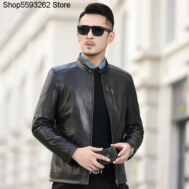 Haining Genuine Leather Leather Coat Men Head Layer Cowhide Short Money Collar Leather Jacket American Style Leisure Harley
Haining Genuine Leather Leather Coat Men Head Layer Cowhide Short Money Collar Leather Jacket American Style Leisure Harley