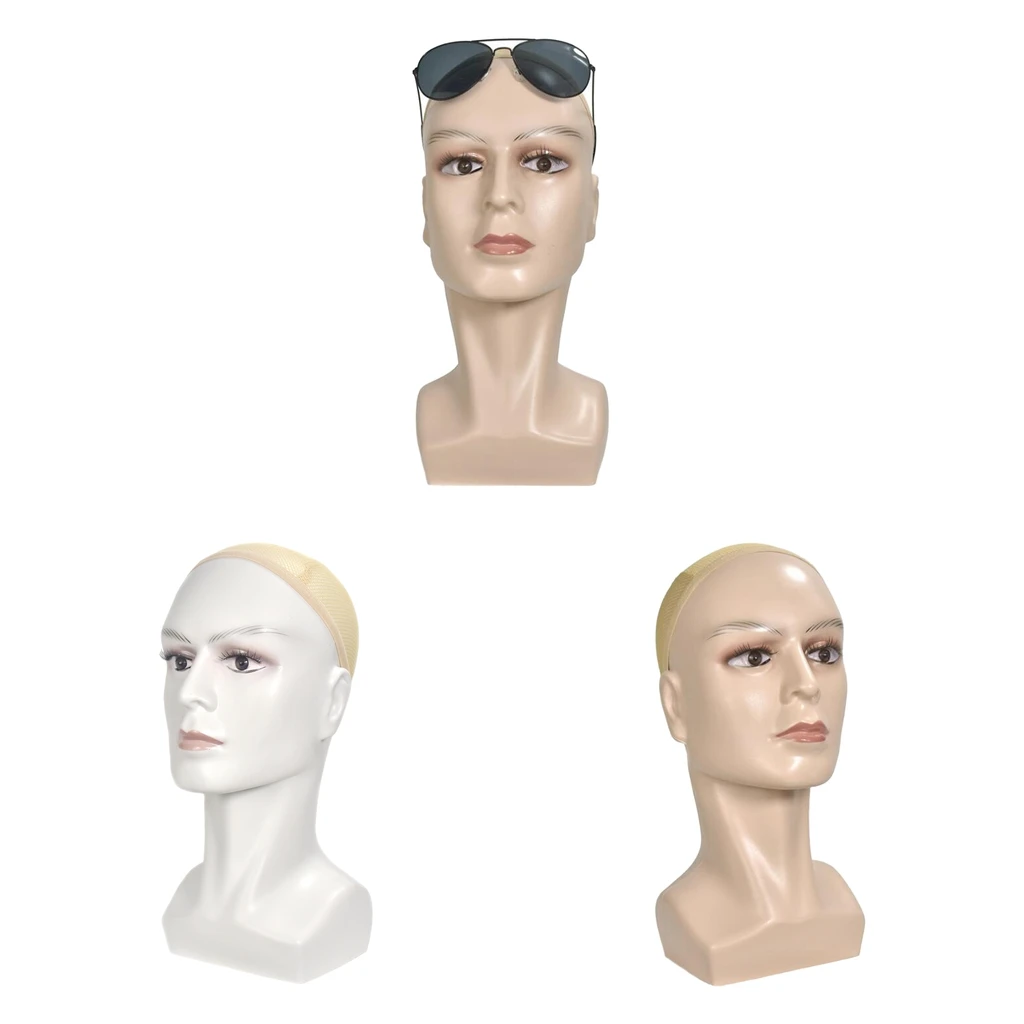 Realistic Female Mannequin Head Life Size Display Wig Hat Scarf Realistic Female Mannequin Head Life Size Display Wig Hat Scarf