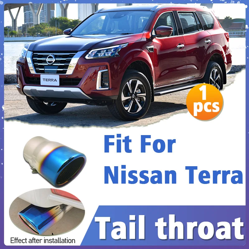 Stainless Steel Tail Throat Car Exhaust Muffler Tube Exhaust Pipe Deafener for Nissan Terra Auto Accessories 1pcs
Stainless Steel Tail Throat Car Exhaust Muffler Tube Exhaust Pipe Deafener for Nissan Terra Auto Accessories 1pcs