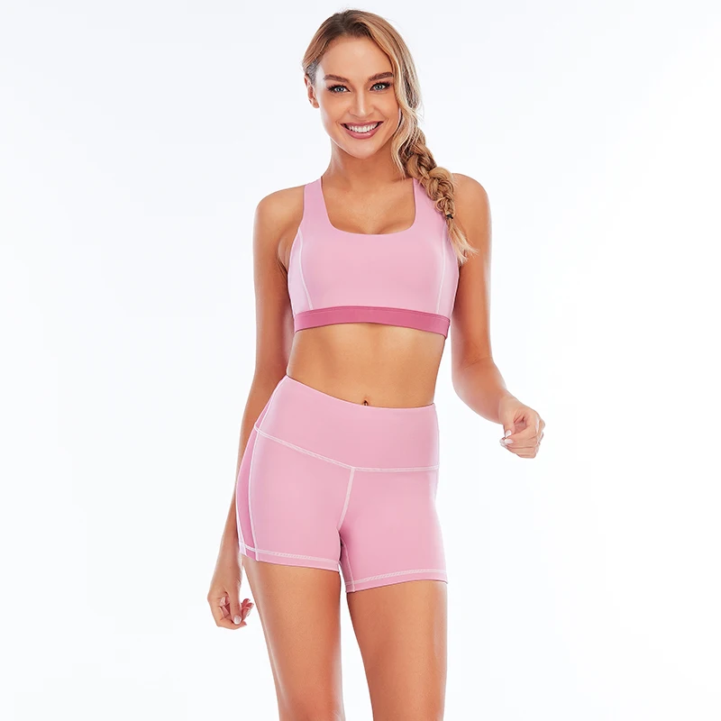 2020 Yoga Vest Sports Bra Yoga Workout Vest Pink Stitching Quick Drying Top for Women Gym Clothing Athletic Underwear
2020 Yoga Vest Sports Bra Yoga Workout Vest Pink Stitching Quick Drying Top for Women Gym Clothing Athletic Underwear