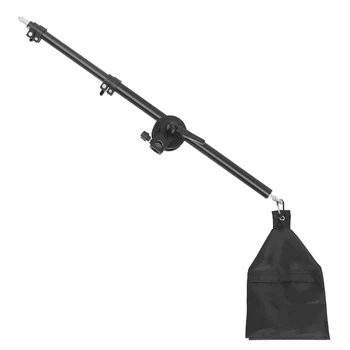 Photo Studio Cantilever Stand Cross Arm With Sand Bag Pivot Clamp Adjustable Use For Light Stand Accessories Extension Rod 135CM
Photo Studio Cantilever Stand Cross Arm With Sand Bag Pivot Clamp Adjustable Use For Light Stand Accessories Extension Rod 135CM