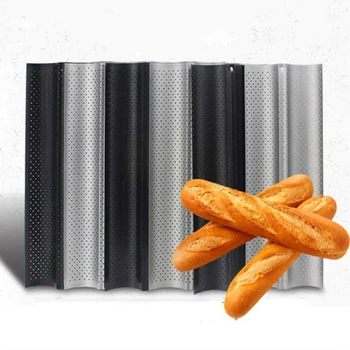 Cake Baking Dish Stainless Steel Cake Mold for Baking Oven Baking Tray 2/3/4 Groove Waves Bread Pan Bakeware Rack Baguette Mold
Cake Baking Dish Stainless Steel Cake Mold for Baking Oven Baking Tray 2/3/4 Groove Waves Bread Pan Bakeware Rack Baguette Mold