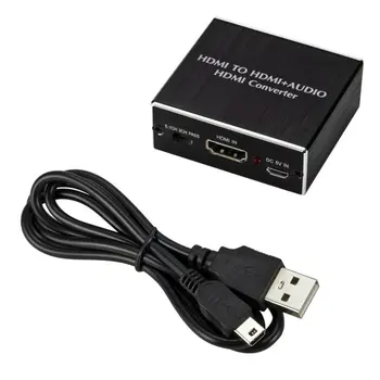 HDMI Audio splitter 4Kx2K/3D Stereo Surround Audio Fiber 5.1 Decoding Converter Audio Extractor Audio Splitter Adapter
HDMI Audio splitter 4Kx2K/3D Stereo Surround Audio Fiber 5.1 Decoding Converter Audio Extractor Audio Splitter Adapter