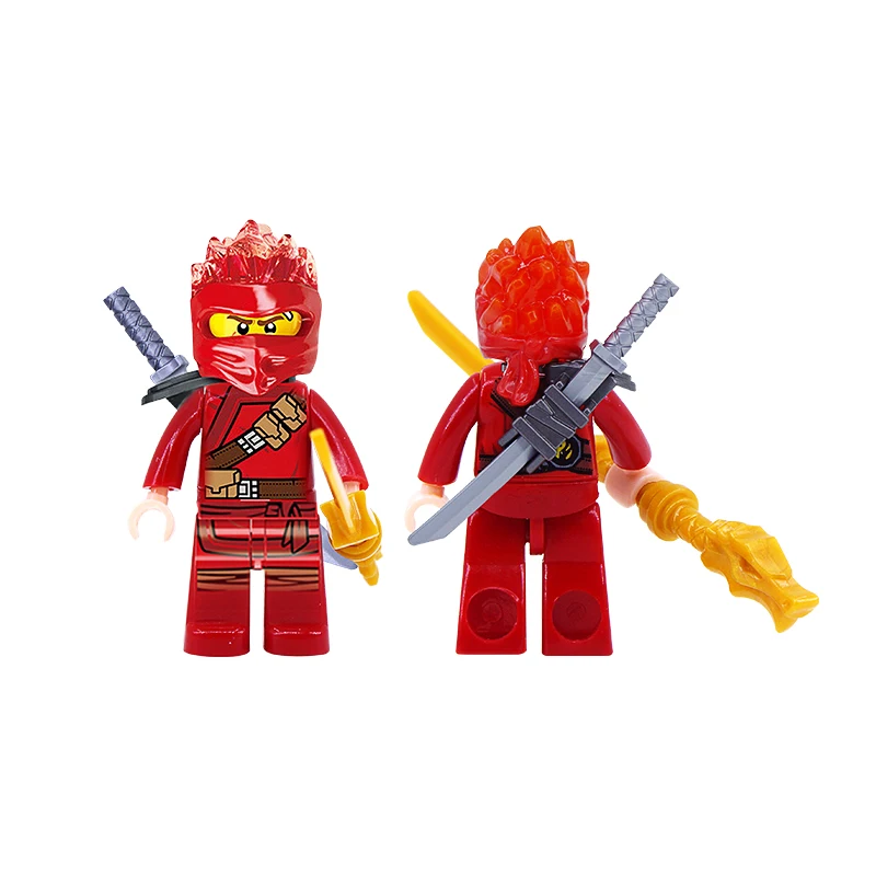 24pcs Ninja Set Mini Toy Doll Figure Ghost Evil Pythor Chop'rai Mezmo Serpentine Army Building Block Brick Toy for Boy Kid