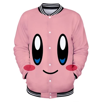 Nostalgia Childhood ACT Game Kirby 2019 New 3D print Baseball uniform Men/Women Harajuku Baseball Jackets clothes
Nostalgia Childhood ACT Game Kirby 2019 New 3D print Baseball uniform Men/Women Harajuku Baseball Jackets clothes