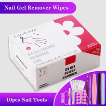 MIZHSE Manicure Set Prego 200Pcs Gel Polish Remover Mergulhe De Polonês Gel UV Da Arte Do Prego Cola Cortador Arquivo Polonês ferramentas kits Set(China)