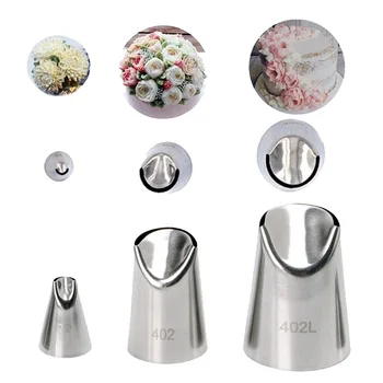 3pcs Hot Sales Chrysanthemum Decorating Nozzle Set Half Mouth Bakery Cake Decorating Tool 79#402#402L
3pcs Hot Sales Chrysanthemum Decorating Nozzle Set Half Mouth Bakery Cake Decorating Tool 79#402#402L