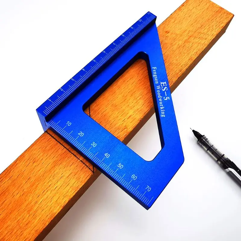 ES-5 Woodworking Carpentry Ruler Measurement Square Layout Miter Triangle Ruler Metric Gauge Toohr Measure Tools
ES-5 Woodworking Carpentry Ruler Measurement Square Layout Miter Triangle Ruler Metric Gauge Toohr Measure Tools