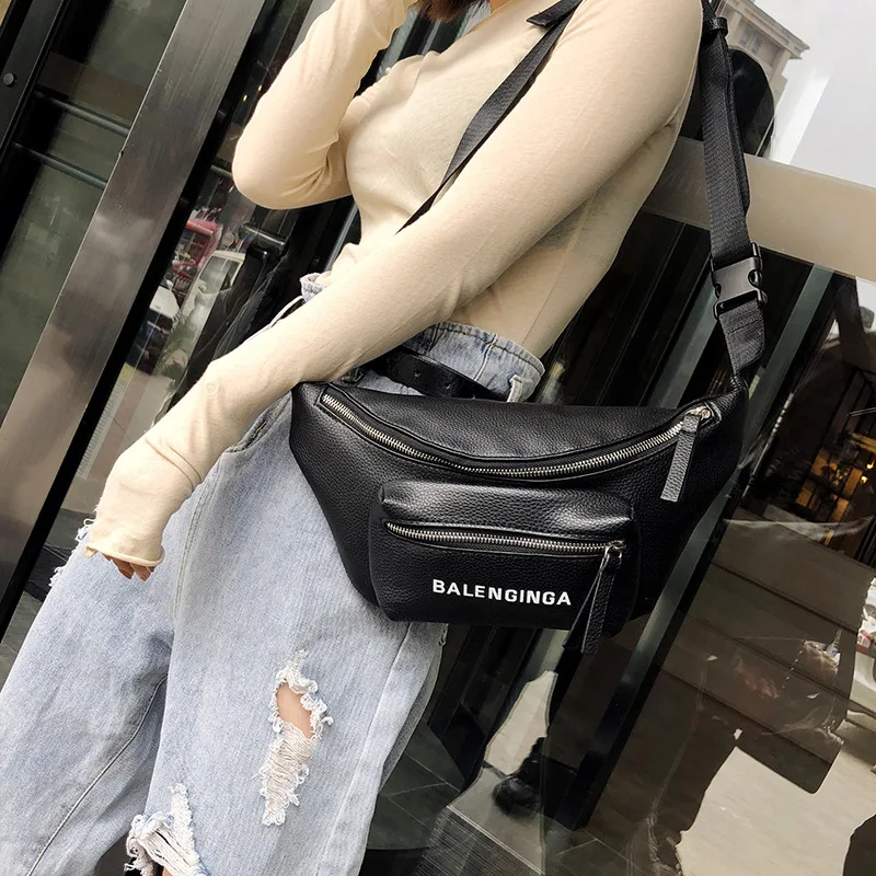 

Korean-style Wallet Oblique WOMEN'S Bag Bag 2019 New Style Cool GIRL'S Body Hugging Anti-Theft Chest Pack Outdoor Pu Fashion Cas