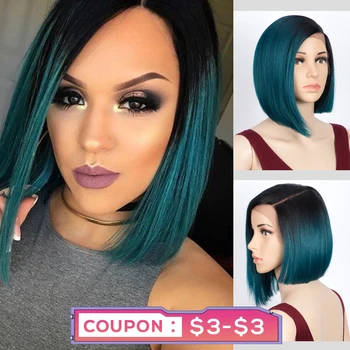 Synthetic Lace Front Wig For Black Women Short Straight Bob Wig Ombre Blue Blonde Brown Cosplay Wigs Heat Resistant Classic Plus
Synthetic Lace Front Wig For Black Women Short Straight Bob Wig Ombre Blue Blonde Brown Cosplay Wigs Heat Resistant Classic Plus