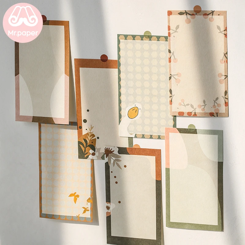 Mr paper 4 Designs 12 pcs Plant Winter Note Memo Pad Kawaii Stationery Notes Portable Notepad School Office Supply Papeleria
Mr paper 4 Designs 12 pcs Plant Winter Note Memo Pad Kawaii Stationery Notes Portable Notepad School Office Supply Papeleria