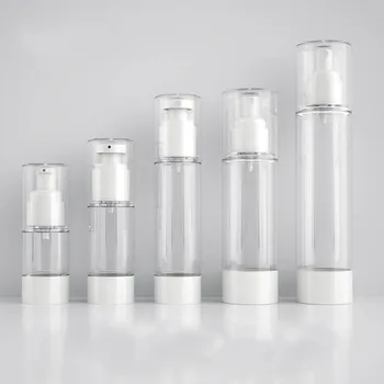 1Pc 15ml/30ml/50ml/80ml/100ml Transparent Airless Pump Perfume Vacuum Spray Bottle Plastic Travel Bottle Refillable Bott DW 
1Pc 15ml/30ml/50ml/80ml/100ml Transparent Airless Pump Perfume Vacuum Spray Bottle Plastic Travel Bottle Refillable Bott DW