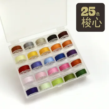 Threads and Bobbin Box Set, Bobbins and Sewing Threads with Bobbin Box, 25 Assorted Colors
Threads and Bobbin Box Set, Bobbins and Sewing Threads with Bobbin Box, 25 Assorted Colors