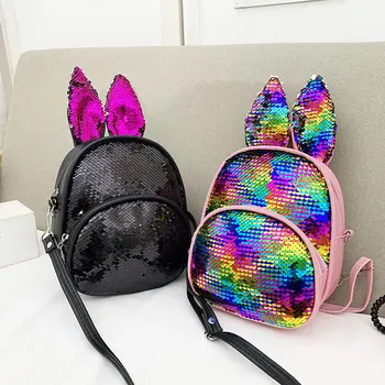 Kids Girls Boys Rabbit Ears Sequin Backpacks Knapsack School Bag Teenage Rucksack Kindergarten Travel Bags Glitter Backpack
Kids Girls Boys Rabbit Ears Sequin Backpacks Knapsack School Bag Teenage Rucksack Kindergarten Travel Bags Glitter Backpack