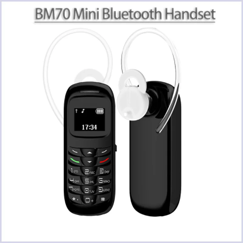Wireless Bluetooth Earphone Bm70 Mini Mobile Phone Cellphone Stereo Unlocked Super Thin GSM L8STAR Smallest With Mic | Электроника