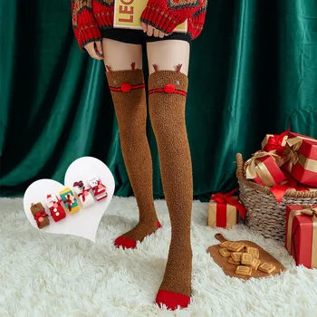 Personality Christmas Coral Velvet Knee Socks Women Cartoon Long Tube Sleeping Floor Socks Female Printed Socking Casual Trend
Personality Christmas Coral Velvet Knee Socks Women Cartoon Long Tube Sleeping Floor Socks Female Printed Socking Casual Trend