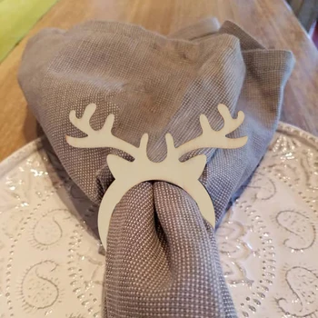 10pcs Christmas table napkin ring natal reindeer horn shape navidad Christmas decorations for home napkin ring xmas Noel Kerst
10pcs Christmas table napkin ring natal reindeer horn shape navidad Christmas decorations for home napkin ring xmas Noel Kerst