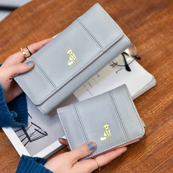 New Design Women's Wallets Buckle Women Made of Leather Wallet Long Multi-card Position Women Clutch Bag Fashion Wild 
New Design Women's Wallets Buckle Women Made of Leather Wallet Long Multi-card Position Women Clutch Bag Fashion Wild