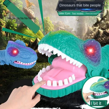 Trick Biting Hands Toy Creative Game Parent-Child Interactive Dinosaur Modeling Spoof Sounding Table Game Bravery Music Light
Trick Biting Hands Toy Creative Game Parent-Child Interactive Dinosaur Modeling Spoof Sounding Table Game Bravery Music Light