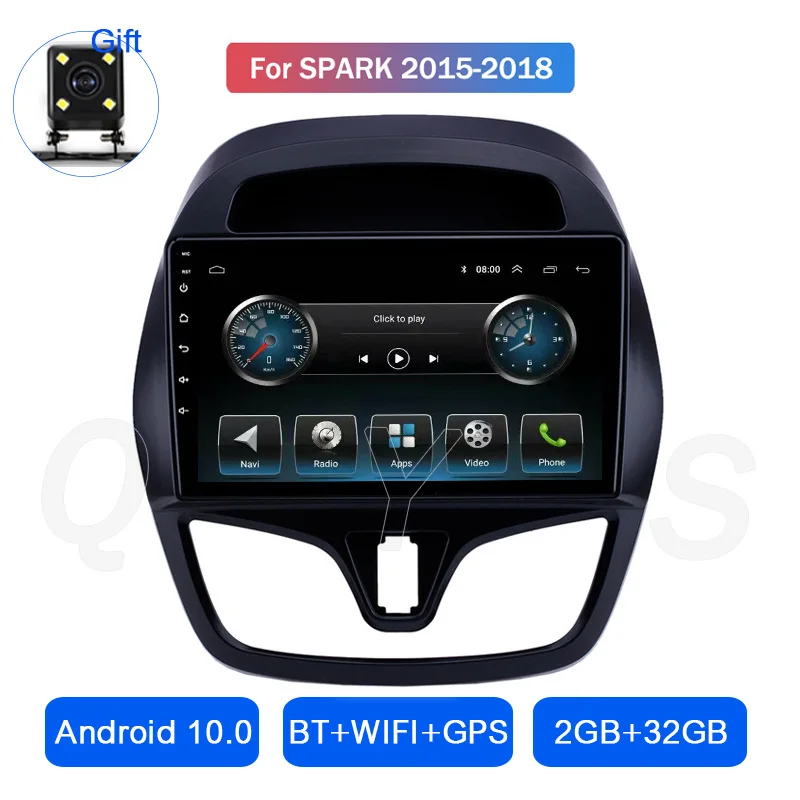 Для Chevrolet Spark 2015 2016 2017 2018 центральный Управление Android10 интеллигентая (ый)