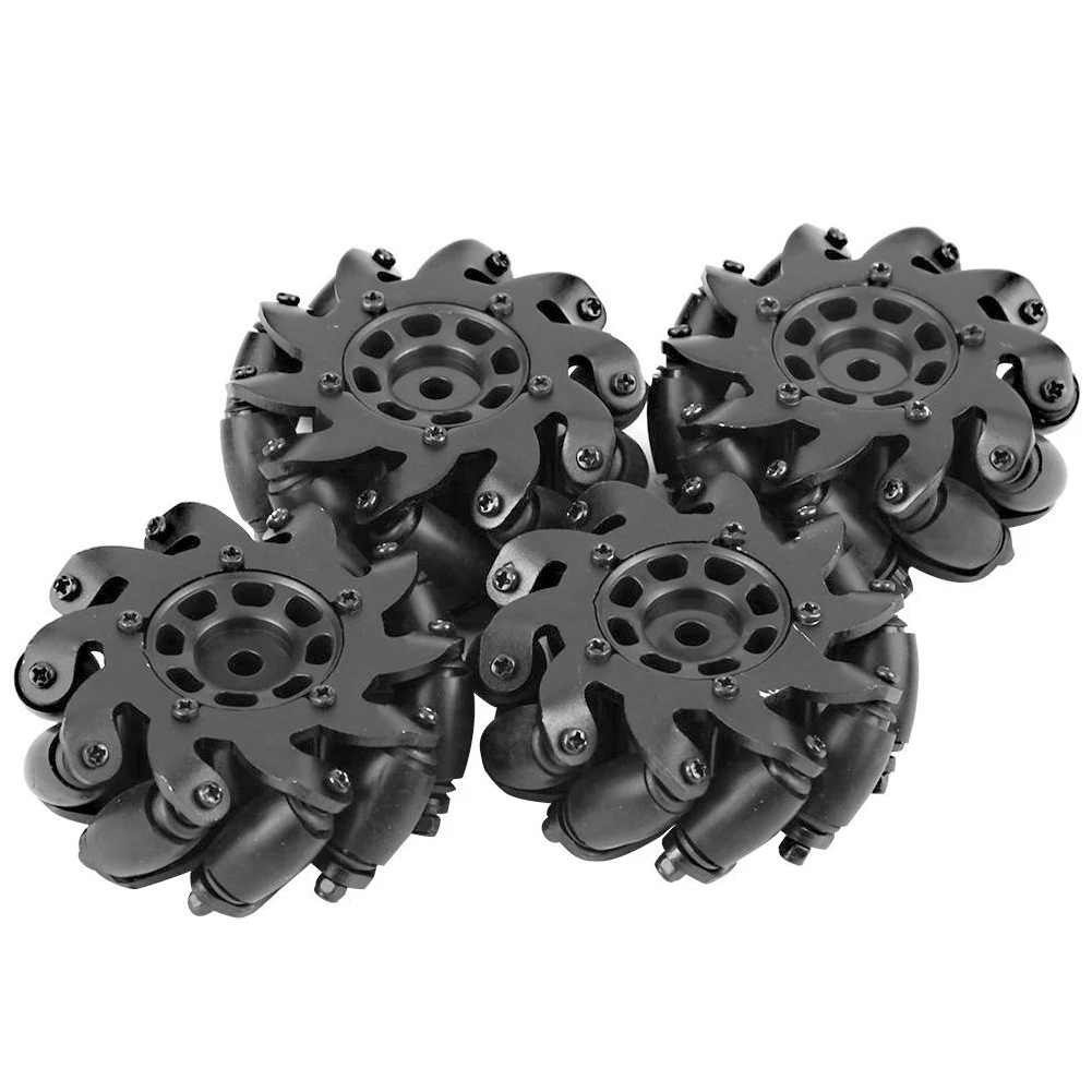 4PCS/Set Drive Wheel Aluminum Alloy Left Right Replacement Omnidirectional Stability Easy Install Robot RC Model Toy For Mecanum 
4PCS/Set Drive Wheel Aluminum Alloy Left Right Replacement Omnidirectional Stability Easy Install Robot RC Model Toy For Mecanum